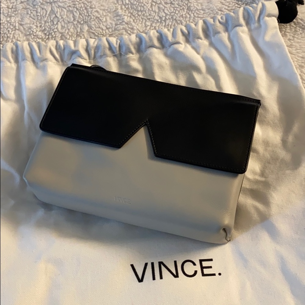 Vince black and grey cross body!